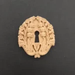 Ξυλόγλυπτη Διακοσμητική Κλειδαρότρυπα 4,5εκ.Χ5εκ