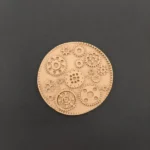 Ξυλόγλυπτο Διακοσμητικό Γρανάζια 9,5εκ.Χ0εκ.