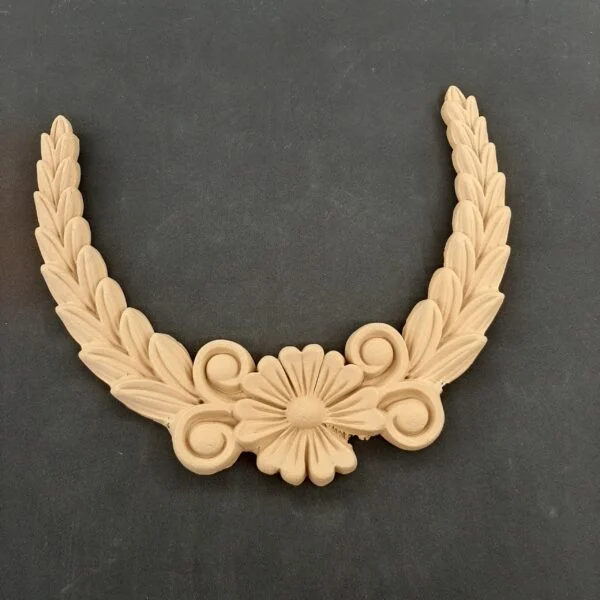 Ξυλόγλυπτο Διακοσμητικό Στεφάνι 28εκ.Χ29εκ.