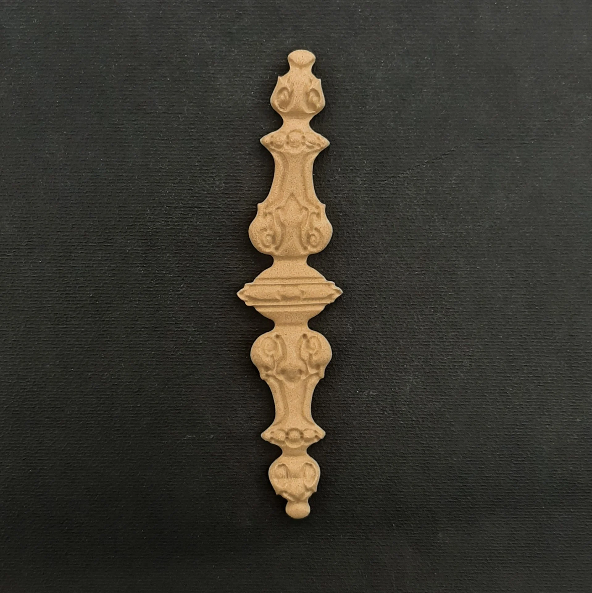 Ξυλόγλυπτο Διακοσμητικό Κολώνας 12εκ. Χ 3εκ.