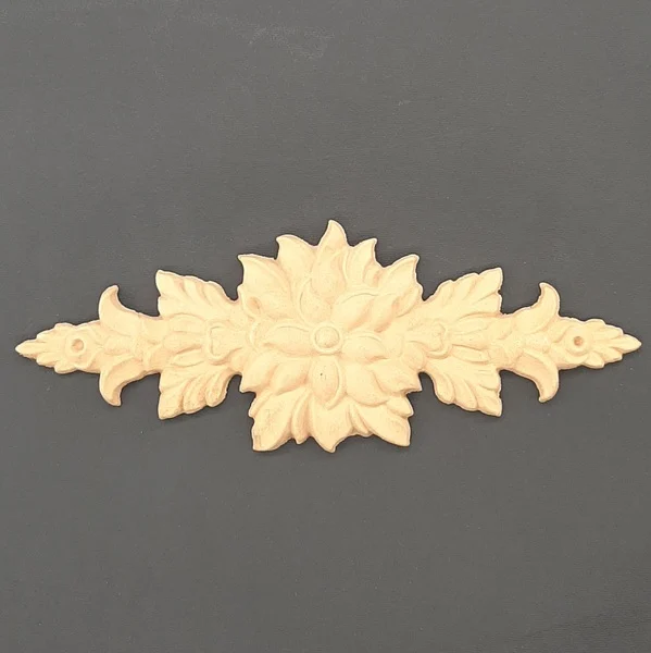 Ξυλόγλυπτο Διακοσμητικό Λουλούδι Γιρλάντα 26εκ. Χ 10εκ.