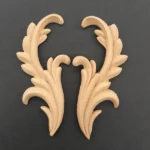 Ξυλόγλυπτο Διακοσμητικό Σετ 2 Τεμαχίων 10εκ.Χ4εκ.