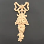 Ξυλόγλυπτο Διακοσμητικό Λουλούδι Γιρλάντα 8εκ. Χ 26εκ.