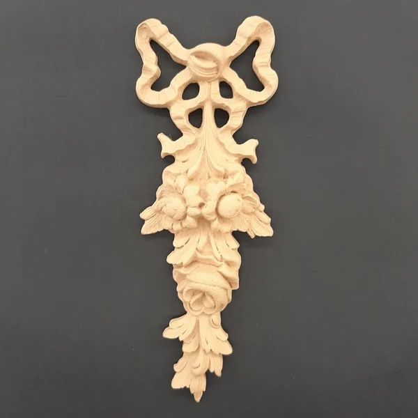 Ξυλόγλυπτο Διακοσμητικό Λουλούδι Γιρλάντα 8εκ. Χ 26εκ.