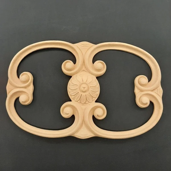 Ξυλόγλυπτο Διακοσμητικό Πλακάκι Κέντρου 19εκ. Χ 30εκ.