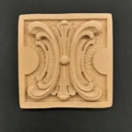 Ξυλόγλυπτο Διακοσμητικό Πλακάκι 10εκ. Χ 10εκ.