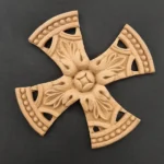 Ξυλόγλυπτο Διακοσμητικό Σταυρός 12,5εκ.Χ12,5εκ.