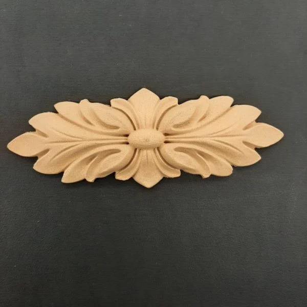 Ξυλόγλυπτο Διακοσμητικό Λουλούδι 16,7εκ. Χ 6,4εκ.