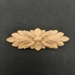 Ξυλόγλυπτο Διακοσμητικό Λουλούδι 12εκ. Χ 4,5εκ.