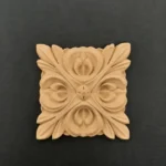 Ξυλόγλυπτο Διακοσμητικό Πλακάκι 9,5εκ. Χ 9,5εκ.