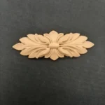Ξυλόγλυπτο Διακοσμητικό Λουλούδι 10εκ. Χ 3εκ.