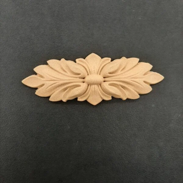 Ξυλόγλυπτο Διακοσμητικό Λουλούδι 10εκ. Χ 3εκ.