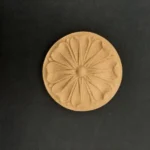 Ξυλόγλυπτο Λουλούδι Ροζέτα 6εκ.