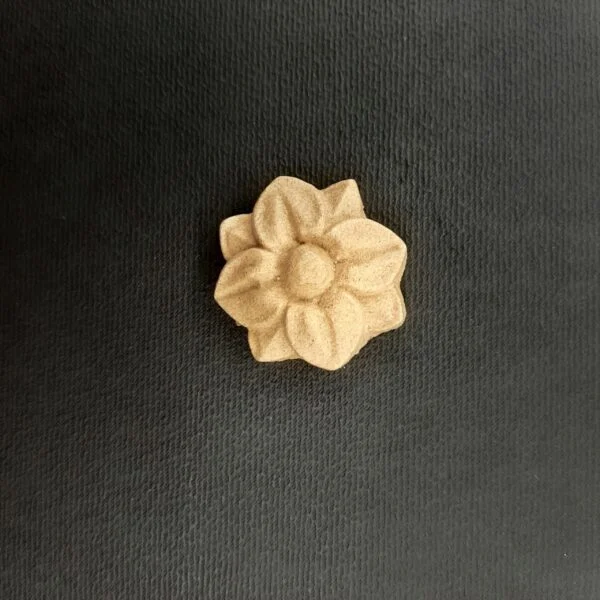 Ξυλόγλυπτο Διακοσμητικό Λουλούδι