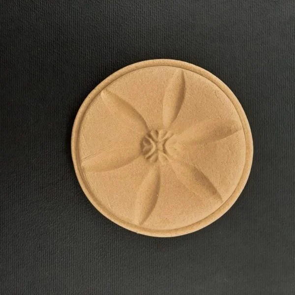 Ξυλόγλυπτο Λουλούδι Ροζέτα 7εκ.