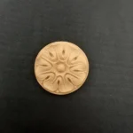 Ξυλόγλυπτο Λουλούδι Ροζέτα 4,8εκ.