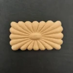 Ξυλόγλυπτο Διακοσμητικό Πλακάκι 4,5εκ. Χ 8,5εκ.