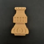 Ξυλόγλυπτο Διακοσμητικό Κολώνας 7εκ. Χ 4εκ.