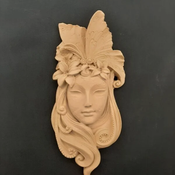 Ξυλόγλυπτο Διακοσμητικό Μάσκα 32εκ.Χ14εκ.