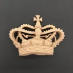 Ξυλόγλυπτο Διακοσμητικό  Κορόνα 13,5εκ.Χ10εκ.