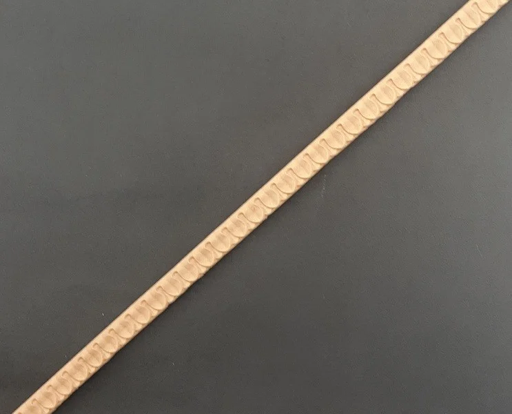 Ξυλόγλυπτο Προφίλ Κορνίζας  Εύκαμπτο 58εκ.X1,2εκ.Χ0,8εκ.