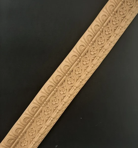 Ξυλόγλυπτο Προφίλ Κορνίζας  Εύκαμπτο 58εκ.Χ6,6εκ.Χ1,4εκ.