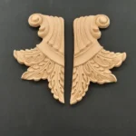 Ξυλόγλυπτο Διακοσμητικό  Σετ 2 τεμαχίων 10εκ. Χ 19εκ.