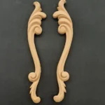 Ξυλόγλυπτο Διακοσμητικό  Σετ 2 τεμαχίων 4εκ. Χ 26εκ.