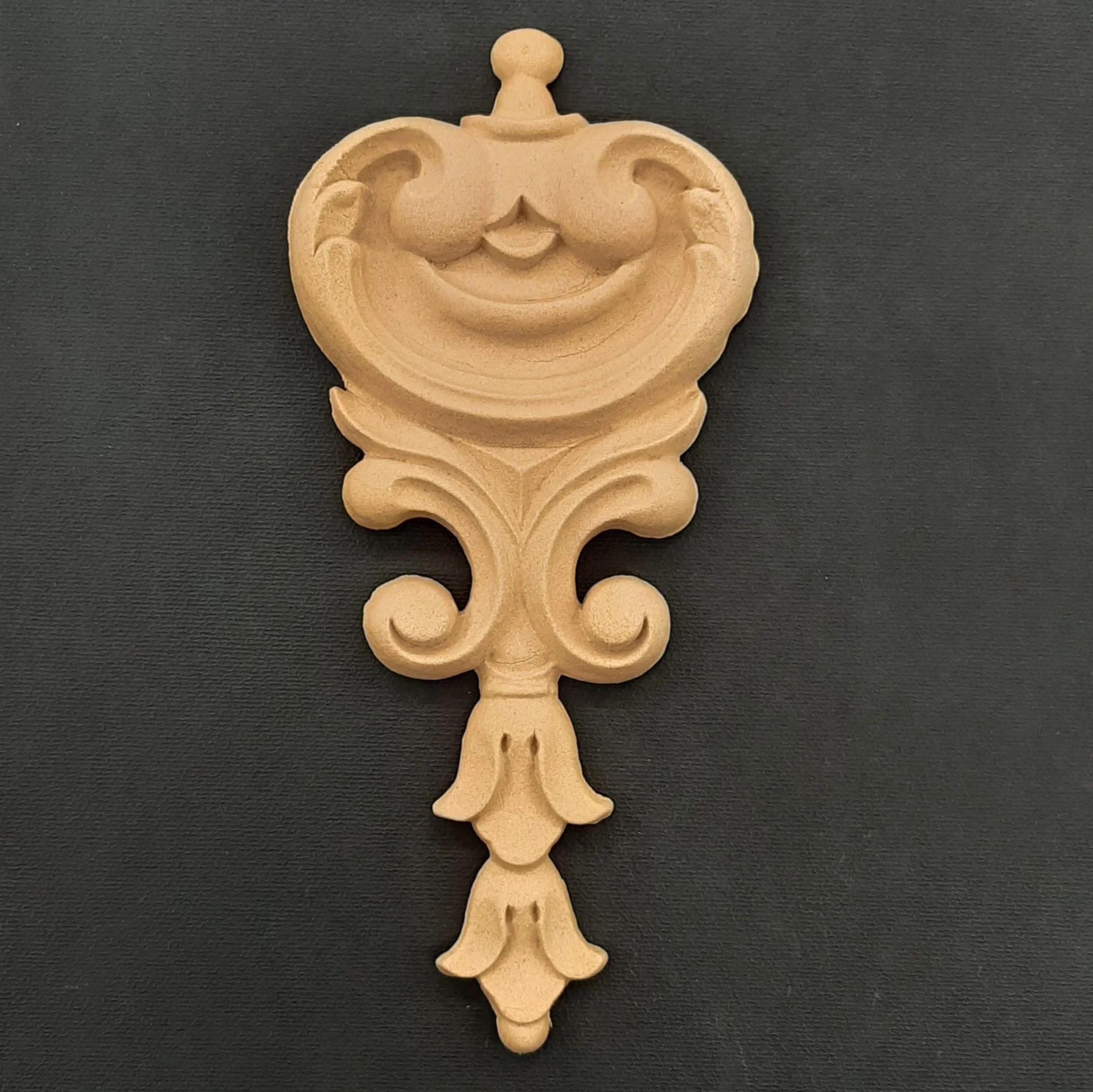 Ξυλόγλυπτο Διακοσμητικό Κολώνας 9εκ. Χ 19εκ.