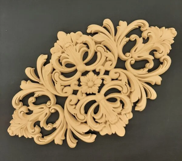 Ξυλόγλυπτο Διακοσμητικό Πλακάκι 55,5εκ. Χ 34εκ.