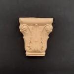 Ξυλόγλυπτο Διακοσμητικό  Κολώνας  6,5εκ.Χ 7,5εκ.