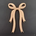 Ξυλόγλυπτο Διακοσμητικό Φιόγκος 13,5εκ.Χ22εκ