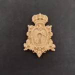 Ξυλόγλυπτο Διακοσμητικό Κλειδαριά   4εκ.Χ 5εκ.