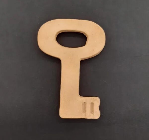 Ξυλόγλυπτο Διακοσμητικό Κλειδί 10εκ.Χ14εκ.