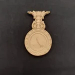 Ξυλόγλυπτο Διακοσμητικό Ρολόι  4,7εκ.Χ7,5εκ.