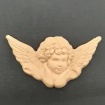 Ξυλόγλυπτο Διακοσμητικό Άγγελος 14,5εκ.Χ8εκ.