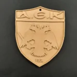 Ξυλόγλυπτο Διακοσμητικό Σήμα ΑΕΚ 15,5εκ. Χ 19εκ.