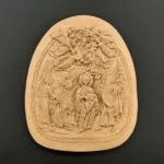 Ξυλόγλυπτη Εικόνα  16εκ. Χ 19εκ.