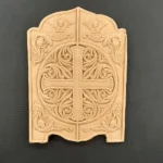 Ξυλόγλυπτο Διακοσμητικό Σταυρός 12εκ. Χ 17εκ.