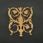 Ξυλόγλυπτο Διακοσμητικό Λουλούδια   23εκ. Χ27εκ.