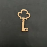 Ξυλόγλυπτο Διακοσμητικό Κλειδί 4εκ.Χ8εκ.