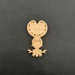 Ξυλόγλυπτο Διακοσμητικό 4εκ.Χ6εκ.