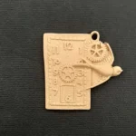 Ξυλόγλυπτο Διακοσμητικό Ρολόι Πουλί Γρανάζι 4εκ. Χ 3εκ.