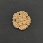 Ξυλόγλυπτο Διακοσμητικό Ροζέτα 3εκ.