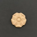 Ξυλόγλυπτο Διακοσμητικό Ροζέτα 3εκ.