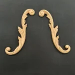 Ξυλόγλυπτο Διακοσμητικό Σετ 2 Τεμαχίων 3,1εκ. Χ 20,4εκ.