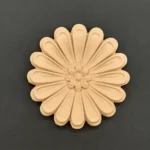 Ξυλόγλυπτο Διακοσμητικό Λουλούδι Διάμετρος 11,2εκ.