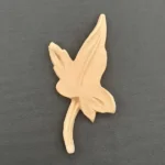 Ξυλόγλυπτο Διακοσμητικό Φύλλο 6εκ.Χ10εκ.