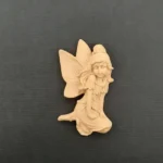 Ξυλόγλυπτο Διακοσμητικό Νεράιδα  4εκ.Χ7εκ.