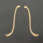 Ξυλόγλυπτο Διακοσμητικό Σετ 2 Τεμαχίων 1εκ.Χ28εκ.